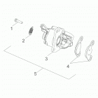 RZR 170 (Z21YAV17B2/B4/N2/N4) Brakes, caliper, rear - z21yav17b2  /  b4  /  n2  /  n4 ...
