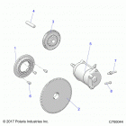 POLARIS GENERAL 1000 4P DELUXE OPT 1 (G21G4J99AW/BW) Engine, starter - g21g4j99aw  /  bw (c700044)