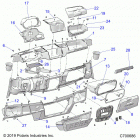 RANGER 1000XP CREW NSTR (R21RSU99A9/AC/AP/AW/B9/BC/BP/BW) Body, dash - r21rsu99a9  /  ac  /  ap  /  aw  /  b9  /  ...
