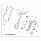RZR TURBO S4 (Z21P4E92AE/AN/BE/BN/L92AL/AT/BL/BT) Brakes, front caliper - z21p4e92ae  /  an  /  be  /  bn ...