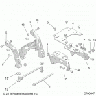 RZR TURBO S4 (Z21P4E92AE/AN/BE/BN/L92AL/AT/BL/BT) Chassis, mounting, front gearcase - z21p4e92ae  /  an  /...