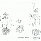 RANGER 570, FULL SIZE (R21CCA57A1/A7) Engine, cylinder head, cams and valves - r21cca57a1  /  ...