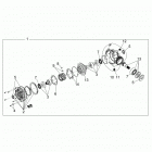RANGER 570, FULL SIZE (R21CCA57A1/A7) Drive train, front gearcase internals - r21cca57a1  /  a...