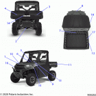 RANGER 1000XP NSTR (R21RRU99A9/AC/AP/AW/B9/BC/BP/BW) Body, decals - r21rru99a9  /  ac  /  ap  /  aw  /  b9  /...