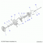 RZR XP 1000 (Z21NAM99AG) Drive train, primary clutch - z21nam99ag (c701072-1)