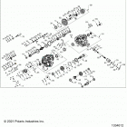 RANGER 570 EPS EU ZUG TRACTOR (R21MAA57F1/F9/MAS57F1/F9/C1/C9/CK) Drive train, main gearcase - r21maa57f1  /  f9  /  sf1  ...