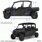 GENERAL  4 1000 RC EDITION (G21G4J99AW/BW) Body, decals - g21g4j99aw  /  bw (900270)