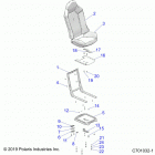 RZR PRO TURBO S/T  (Z21PAE92AE/AN/BE/BN/L92AL/AT/BL/BT) Body, seat asm. and slider - z21pae92ae  /  an  /  be  /...