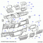 RANGER CREW XP 1000 NSTR UL (R21RSY99A9/AC/AP/AW/B9/BC/BP/BW) Body, dash - r21rsy99a9  /  ac  /  ap  /  aw  /  b9  /  ...