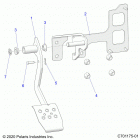 RZR PRO TURBO S/T  (Z21PAE92AE/AN/BE/BN/L92AL/AT/BL/BT) Brakes, pedal and master cylinder - z21pae92ae  /  an  /...