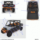 RANGER CREW XP 1000 PS HIGH LIFTER (R21RSM99AG) Body, decals - r21rsm99ag (900259)