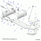 RANGER 570 EPS, EU (R21MAA57F1/F9/SF1/F9/C1/C9/CK) Engine, exhaust system - r21maa57f1  /  f9  /  sf1  /  f...