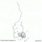 RZR XP 1000 (Z21NAM99AG) Drive train, front gearcase mounting - z21nam99ag (c0704...