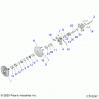 RANGER CREW 1000XP PS MUD (R21RSM99AG) Drive train, primary clutch - r21rsm99ag (c701247)