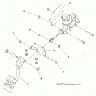 RANGER 48V EV MD (R21MAAE4F4/F9) Brakes, pedal and master cylinder mounting - r21maae4f4 ...