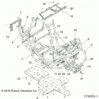 RZR PRO TURBO S/T  (Z21PAE92AE/AN/BE/BN/L92AL/AT/BL/BT) Chassis, main frame and skid plates - z21pae92ae  /  an ...