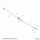 RANGER 1000 PS CREW  (R21T6A99A1/B1) Drive train, prop shaft - r21t6a99a1  /  b1 (c701153)