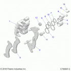 RZR TURBO 4 (Z21N4E92AX/AG/BG/BX) Brakes, front caliper - z21n4e92ax  /  ag  /  bg  /  bx ...