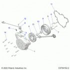 RZR XP 1000 (Z21NAM99AG) Engine, stator and flywheel - z21nam99ag (c0704162-2)