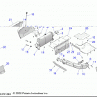 RZR XP 1000 (Z21NAM99AG) Engine, exhaust system - z21nam99ag (c701346)