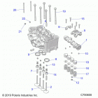 RANGER 1000 FULL SIZE (R21TAA99A1/A7/B1/B7) Engine, cylinder head and valves - r21taa99a1  /  a7  / ...