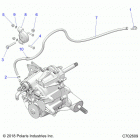 RZR 570 3PC (Z20CHA57K2) Drive train, main gearcase mounting- z20cha57k2 (c702609...