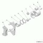 POLARIS GENERAL 1000 DLX OPT1 (G20GXJ99AP/AG) Brakes, rear caliper - g20gxj99ap  /  ag (c700421-3)