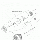 RANGER 570 CREW FULL SIZE (R21CDA57A1/B1) Drive train, secondary clutch - r21cda57a1  /  b1 (49rgr...