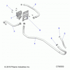 RANGER 1000 FULLSIZE PS FO (R20TAU99AS/AM/AZ) Body, heater routings - r20tau99as  /  am  /  az (c70058...