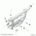 POLARIS GENERAL 1000 XP DELUXE OPT 1 (G21GXJ99AJ/AZ/BJ/BZ) Accessory, front bumper - g21gxj99aj  /  az  /  bj  /  b...