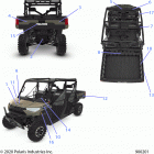 RANGER 1000 PS CREW (R21RSE99A9/AC/AP/AW/B9/BC/BP/BW) Body, decals - r21rse99a9  /  ac  /  ap  /  aw  /  b9  /...