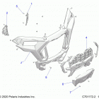 RZR XP 1000 (Z21NAM99AG) Body, front bumper -  z21nam99ag (c701172-2)