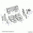 POLARIS GENERAL 1000 EPS PREMIUM (G21GAP99AM/BM) Body, rear closeoff and fenders - g21gap99am  /  bm (c70...