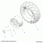 RZR 900 TRAIL/TRAIL S (Z21A5A87B2/P87B5/K87B4/SA87B2) Wheels, rear - z21a5p878b5  /  k87b4 (c0704709-2)