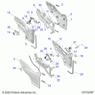 POLARIS GENERAL 1000 EPS DLX (G20GAE99A2/A4/D99AK/AS/BK/BS) Body, doors - g20gae99a2  /  a4  /  d99ak  /  as  /  bk ...