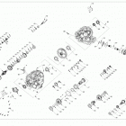 RZR TURBO 4 (Z21N4E92AX/AG/BG/BX) Drive train, main gearcase internals - z21n4e92ax  /  ag...