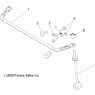 RANGER EV Suspension, rear stabilizer bar - r21maae4g8  /  g9 (49r...