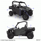 POLARIS GENERAL 1000 EPS PREMIUM (G21GAP99AM/BM) Body, decals - g21gap99am  /  bm (900157-01)