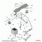 RANGER CREW XP 1000 NSTR PREM AUDIO (R21RSZ99A9/AC/AP/AW/B9/BC/BP/BW) Body roof audio electrical, componants, ride command pre...