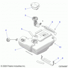 RZR XP 1000 CRWL (Z21NAR99AN/BN) Body, fuel tank - z21nar99an  /  bn (c0704997)