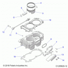 RZR PRO XP 4 (Z21R4C92AL/BL/D92AM/BM/E92AS/BS) Engine, cylinder and piston - z21r4c92al  /  bl  /  d92a...