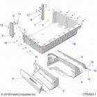 POLARIS GENERAL 1000 DLX OPT1 (G20GXJ99AP/AG/BP/BG) Body, box - g20gxj99ap  /  ag  /  bp  /  bg (c700833-1)