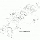 RANGER 570 CREW FULL SIZE (R21CDA57A1/B1) Brakes, rear caliper - r21cda57a1  /  b1 (49rgrcaliperrr...