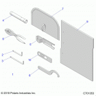 RZR 570 3PC References, tool kit and owners manual - z20cha57k2 (c70...