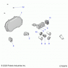 RANGER CREW XP 1000 WATERFOWL EVAP (R21RSB99AZ/BZ) Electrical, dash instuments - r21rsb99az  /  bz (c730070...