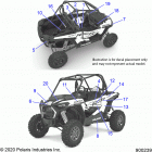 RZR XP 1000 (Z21NAE99AC/AK/BC/BK/K99AG/AP/BG/BP) Body, decals - z21nae99ac  /  ak  /  bc  /  bk (900239)