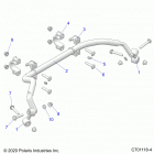 POLARIS GENERAL 1000 EPS (G21GAE99A4) Suspension, rear stabilizer bar - g21gae99a4 (c701118-4)