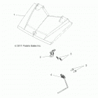 RANGER 570, FULL SIZE (R21CCA57A1/A7) Body, hood latch - r21cca57a1  /  a7 (49rgrlatch12crew)