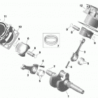 009 - Defender MAX HD10 - CAB - North America 01- engine - crankshaft, piston and cylinder - hd10