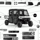 009 - Defender MAX HD10 - CAB - North America 09- decals - cab